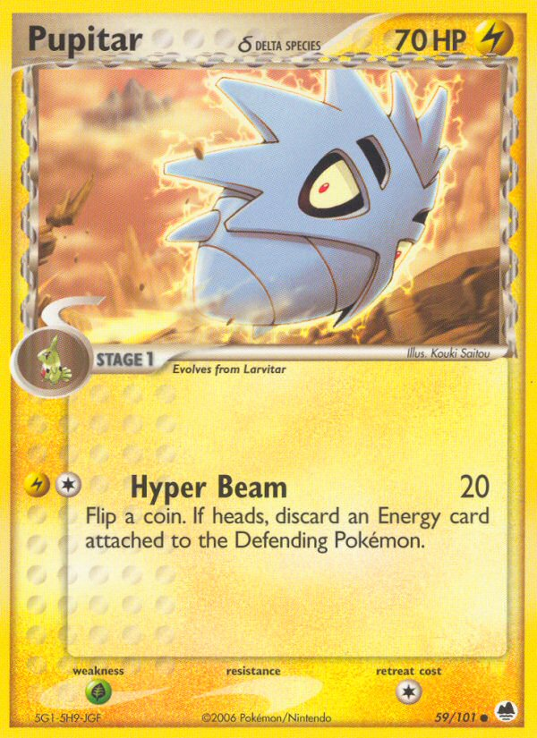EX Dragon Frontiers Ralts (Alternate Art) #59/101